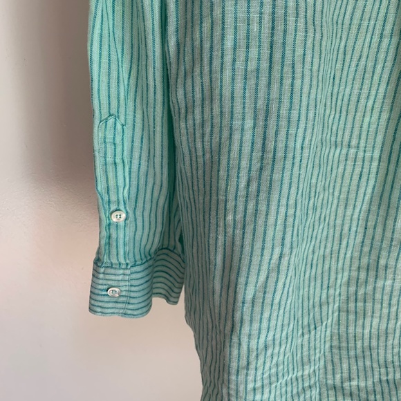 Weekend Max Mara linen striped button down - Picture 7 of 8